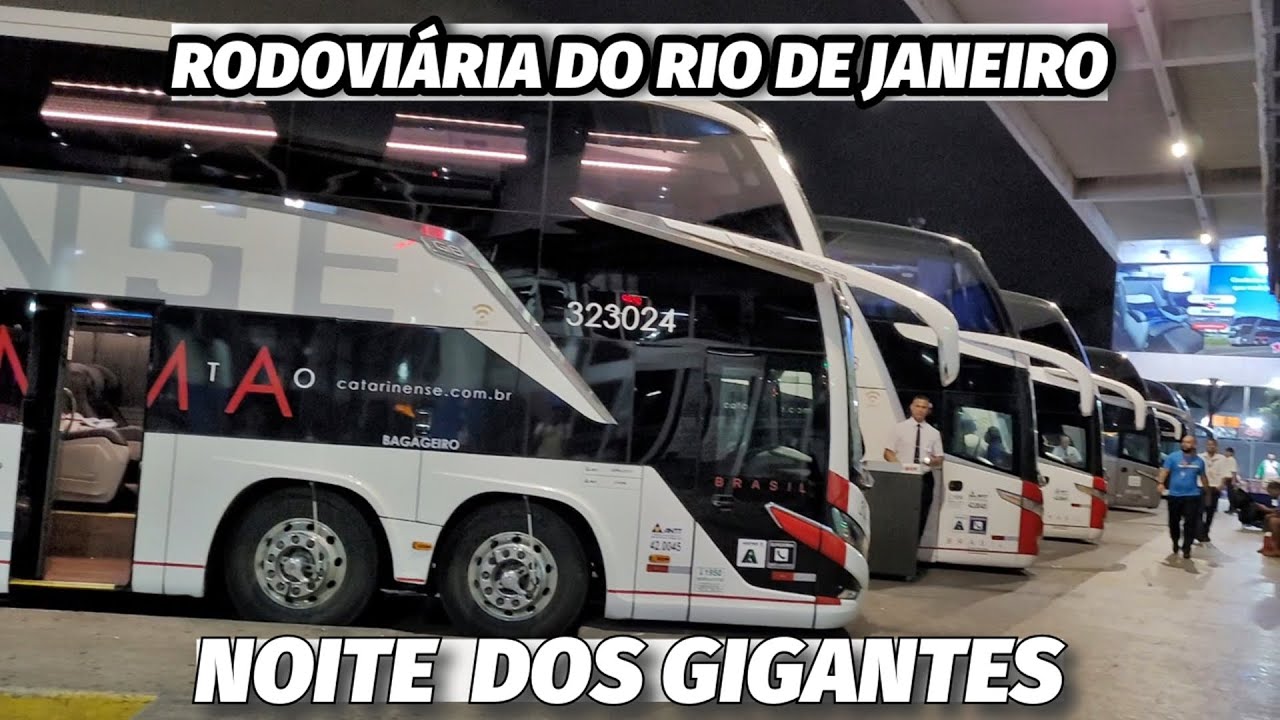 NOITE DAS GIGANTES do SUSDESTE! MOVIMENTAÇÃO na RODOVIÁRIA DO RIO - JCA DOMINANDO na RJ X SP!