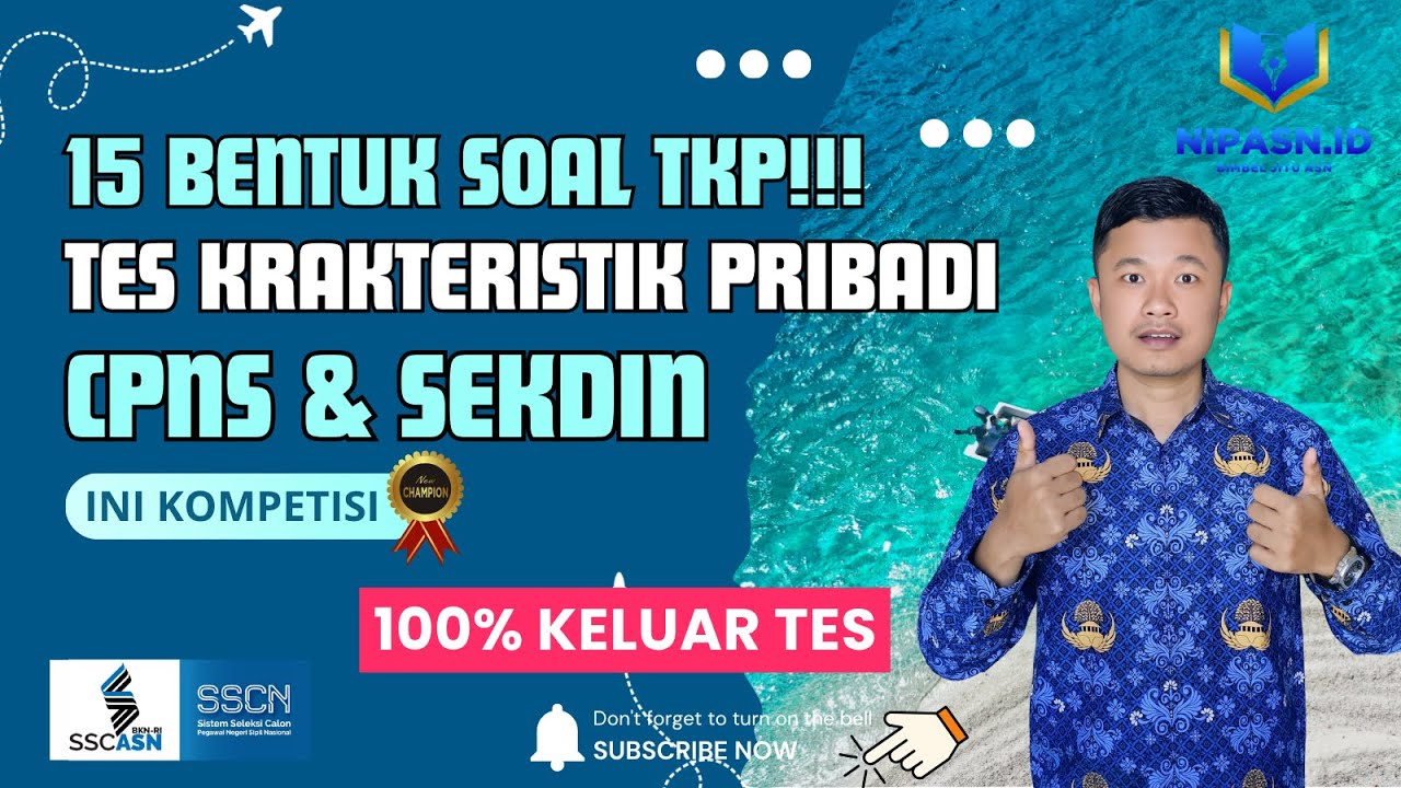 TES KARAKTERISTIK PRIBADI❓❓ (TKP) CPNS 2026! AYOK COBA SOAL INI RAIH NILAI MAKSIMAL
