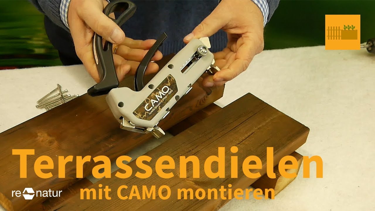 Terrassendielen verlegen leicht gemacht - CAMO Montagehilfe