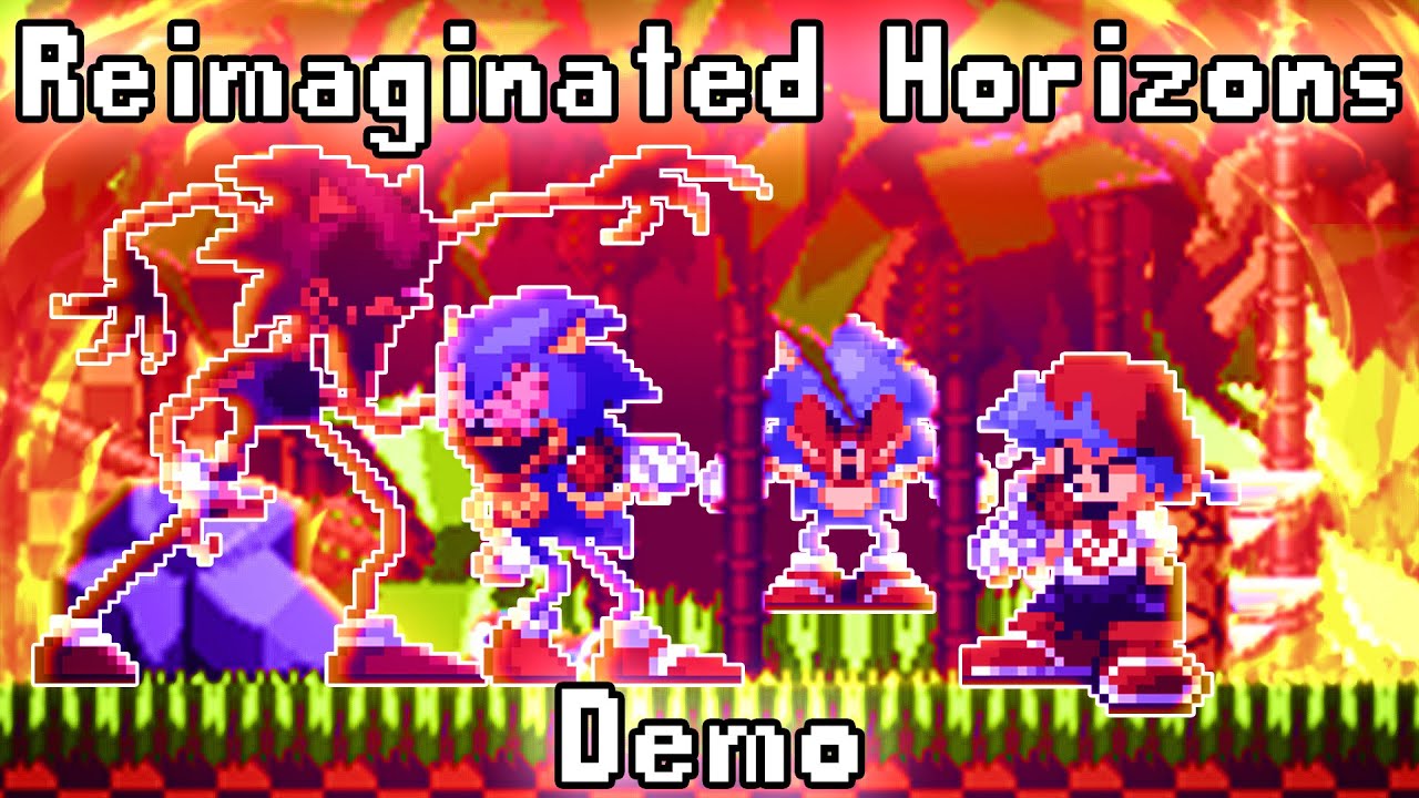 Friday Night Funkin' VS Sonic.exe (Reimaginated Horizons DEMO) (FNF Mod\Hard) (Sonic.exe)