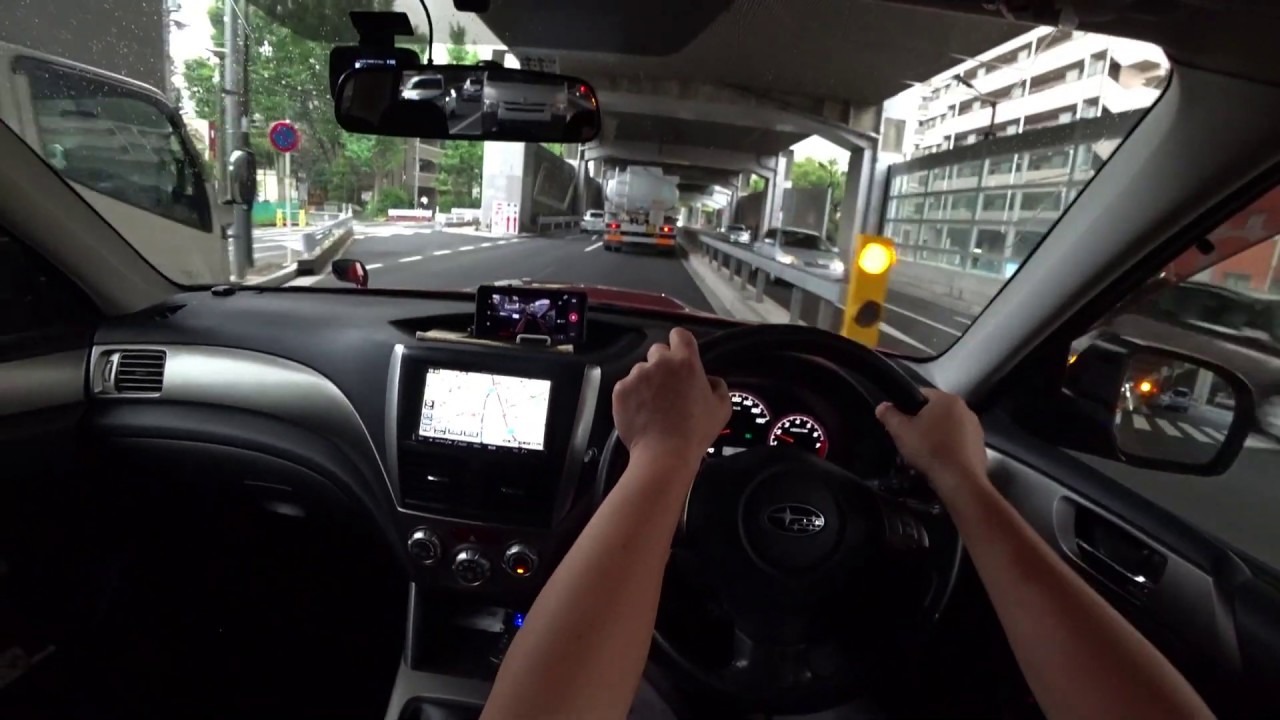 Driving POV SUBARU FORESTER 国立から新宿高島屋まで 目線カメラ