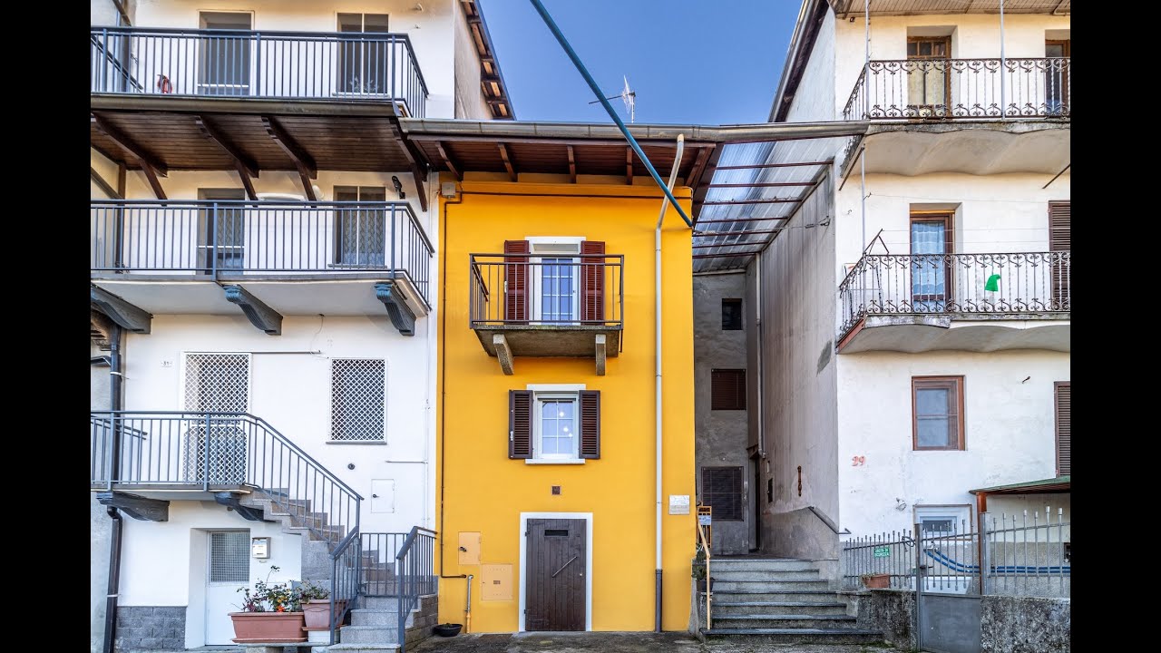 Valle San Nicolao, casa a schiera ristrutturata