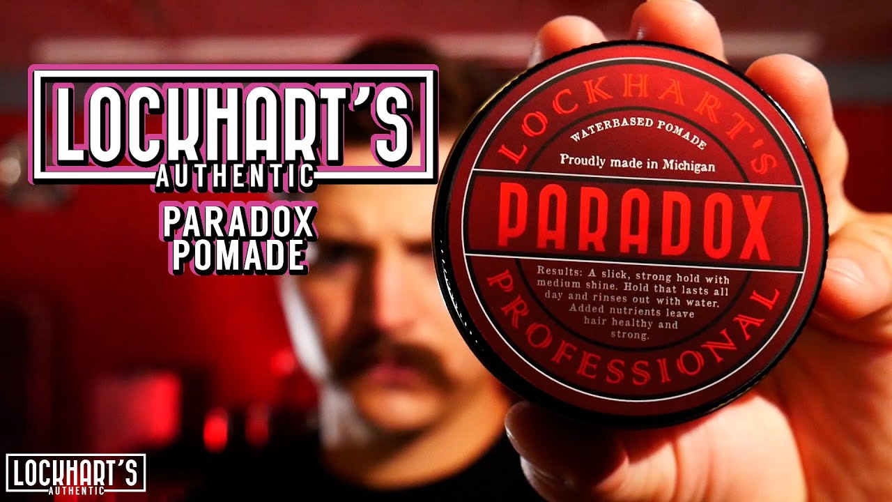 Lockhart's Paradox Pomade styling demo / Water Based Pomade Review / How to comb a pomp