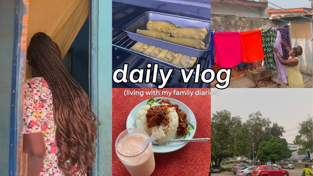 days in my life🍃|living with my family diaries|life of a Ghanaian girl 👧 🌷