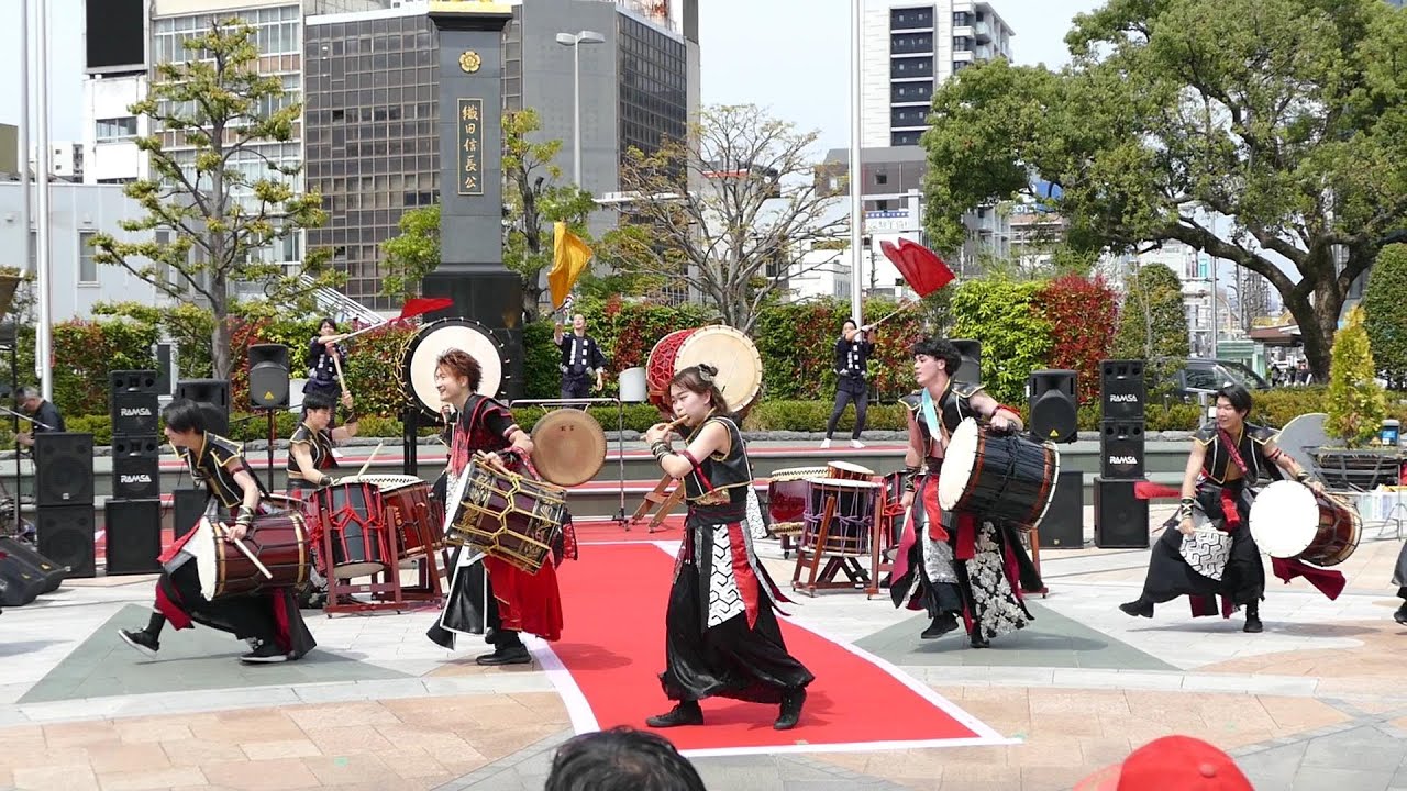 道三まつり 2024（各務原太鼓保存会）和太鼓演奏