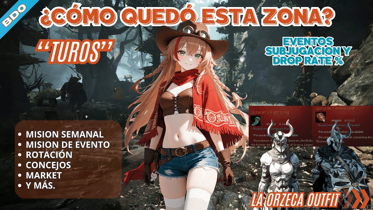 BDO Tunkuta ¿Cómo quedó esta zona? Turos, evento y La Orzeca Outfit