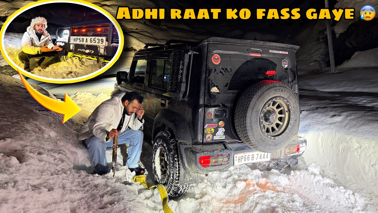 Jimny Snow Mein Fass Gayi 😱 | Gypsy se karna pada Rescue | Jimny Vs Gypsy