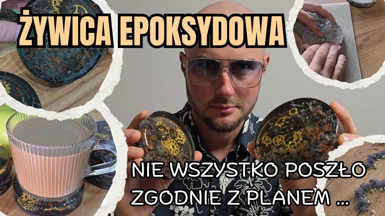 Jak zrobić podkładki pod kubki? KROK PO KROKU #ekspozycja  #dekoracje #żywicaepoksydowa  #szkło 