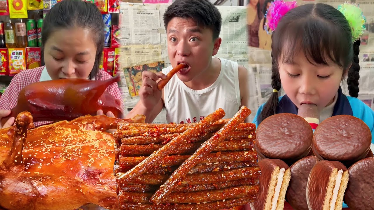 Video đồ ăn vặt Trung Quốc trên Tik Tok丨Những món ăn vặt mà hồi nhỏ mẹ không cho ănEP335