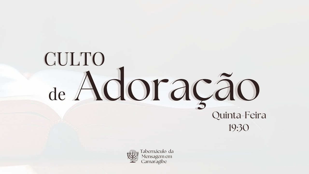 Quinta feira, culto de adoração ao senhor. | Pr. José Gerson | 05/02/2026