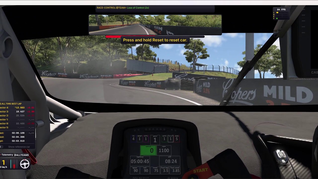 iracing - 12h Bathurst Testsession