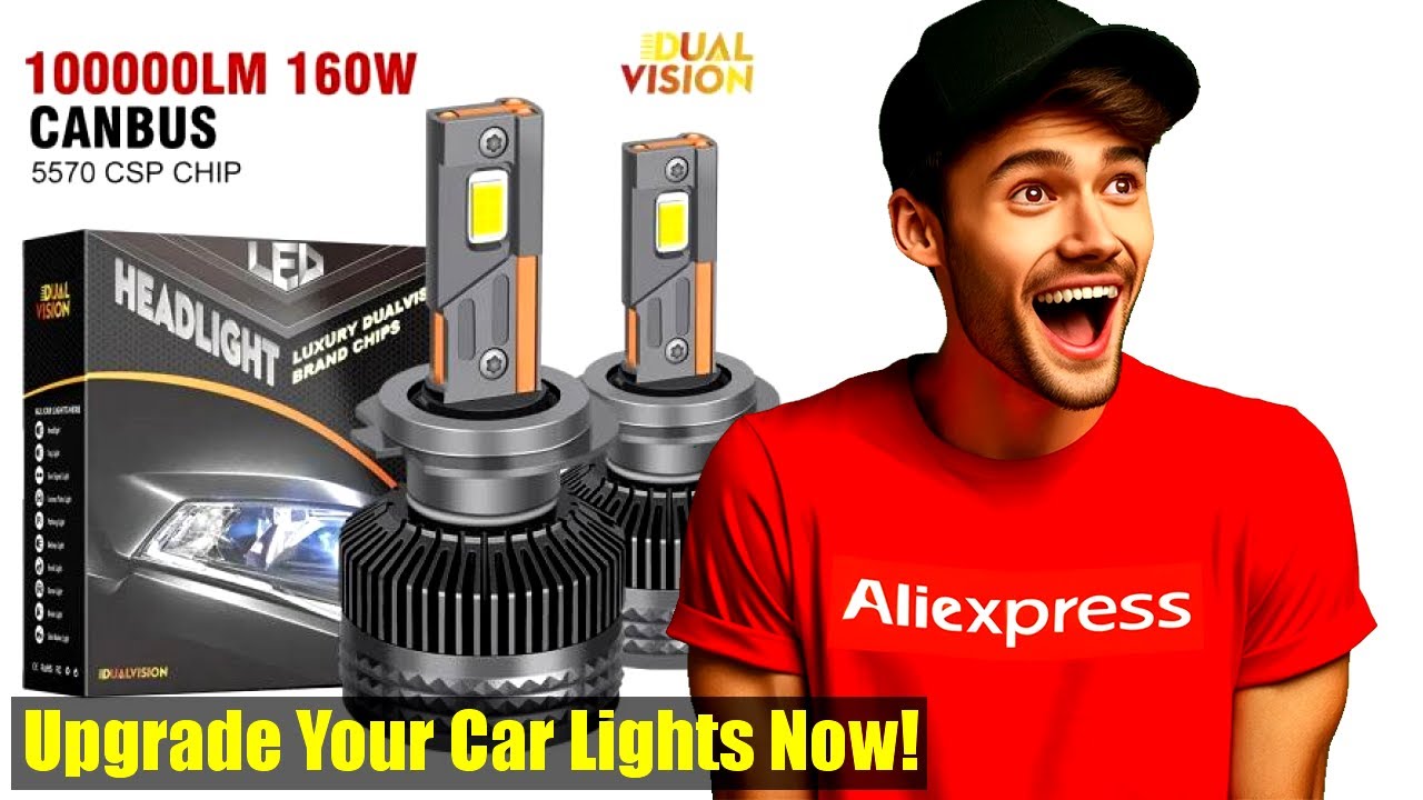 Upgrade Your Car's Lighting Game with 100000LM H7 LED Canbus Car Headlight Review! Must