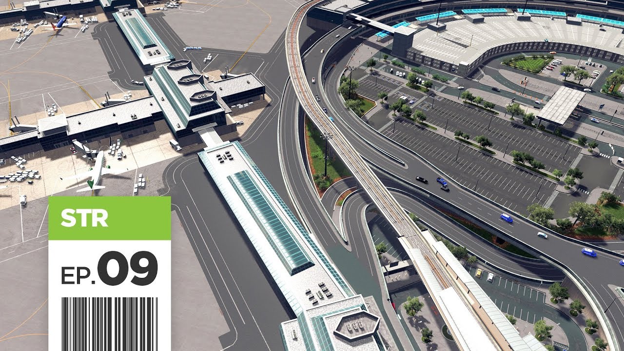 Cities Skylines: FBS International Airport — Part 9 — Inner Ring Detailing