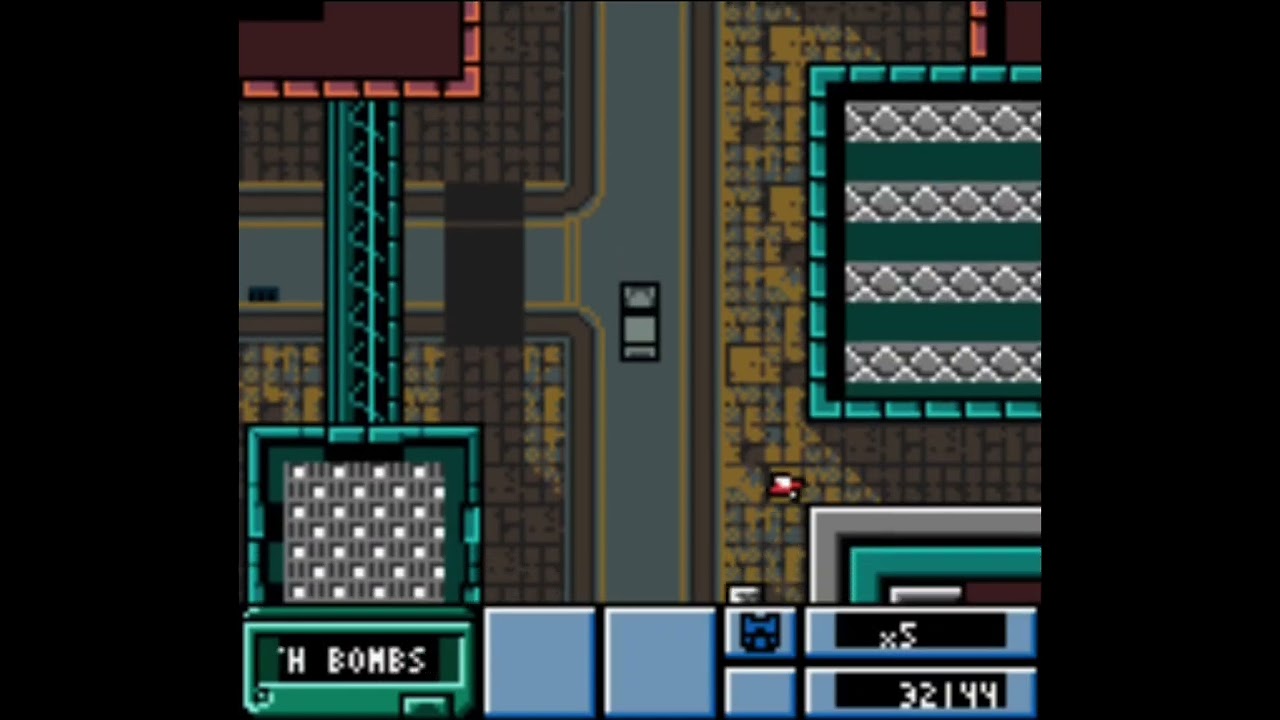 Grand Theft Auto 1 (GBC Gameplay 2) + End Credits