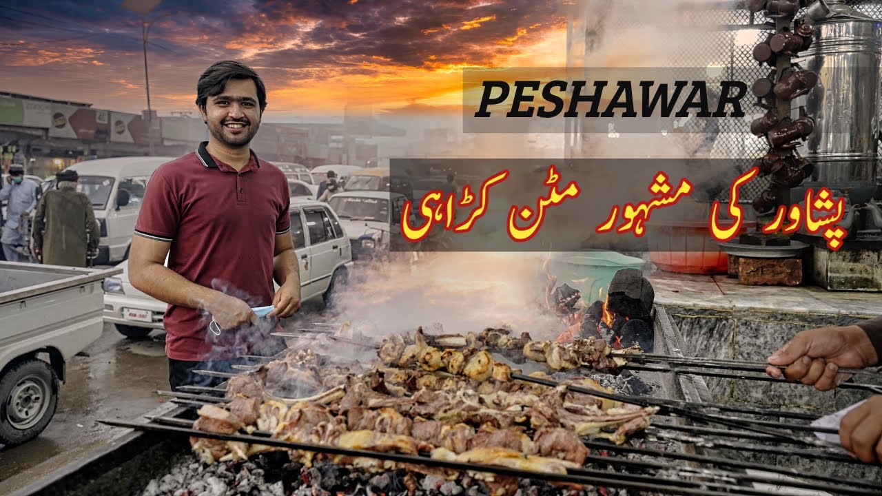 Street Food in Peshawar | Best Mutton Karrahi in Karhano Peshawar
