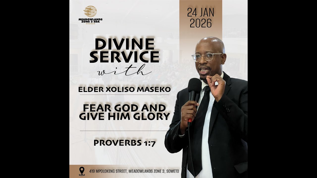 Meadowlands Zone 3 SDA Church Live Stream - 24 January 2026