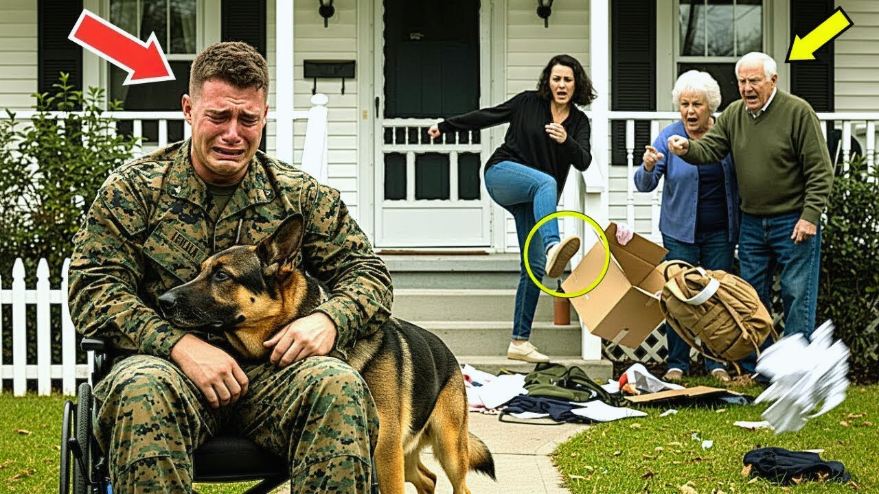 Un marine estadounidense y su perro K9 fueron expulsados ​​por su familia, y luego un secreto de 120