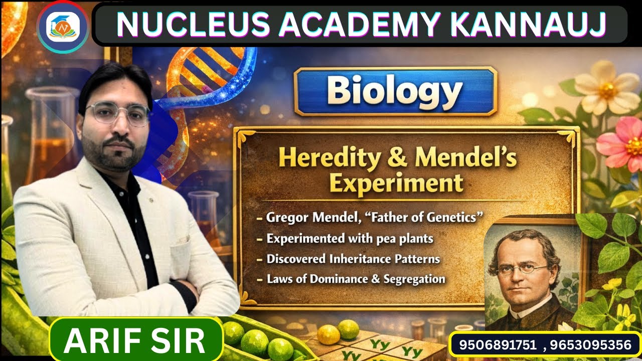 Heredity & Mendel's Experiment 💫 | biology |  complete concepts | Arif sir |