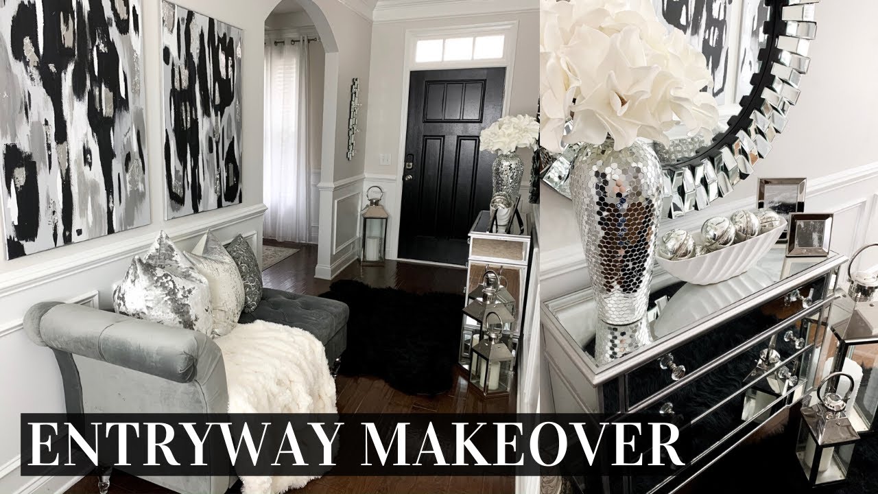ENTRYWAY MAKEOVER! | DIY Wall Art + Room Decor Ideas