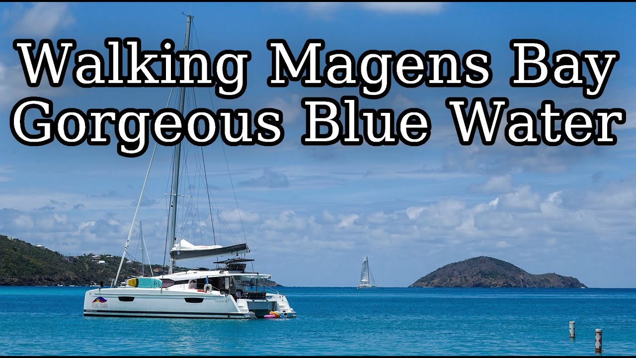 Walking Magens Bay Beach in Saint Thomas