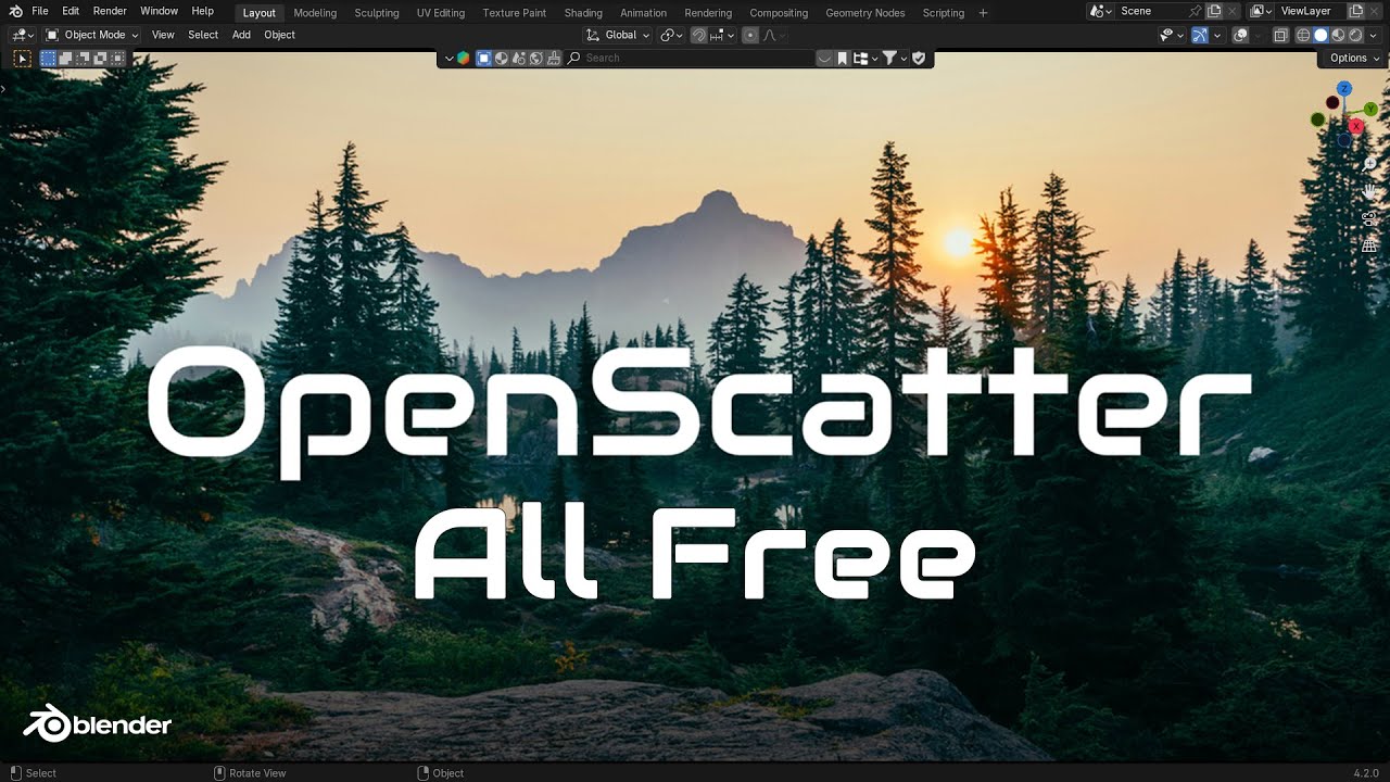 Best Scatter for Blender Is Here! - Free Download
