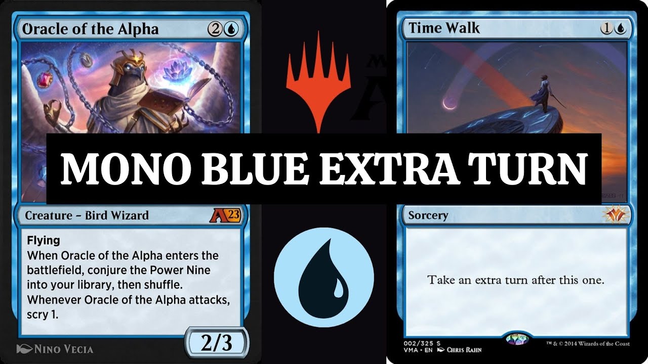 MTG Arena - Mono Blue Extra Turns - Historic Games