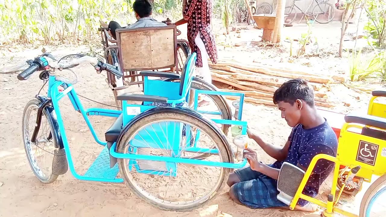 Electric gadi । alimico । Battery cacyal #viralvideo #odisha  #handicape tapas 