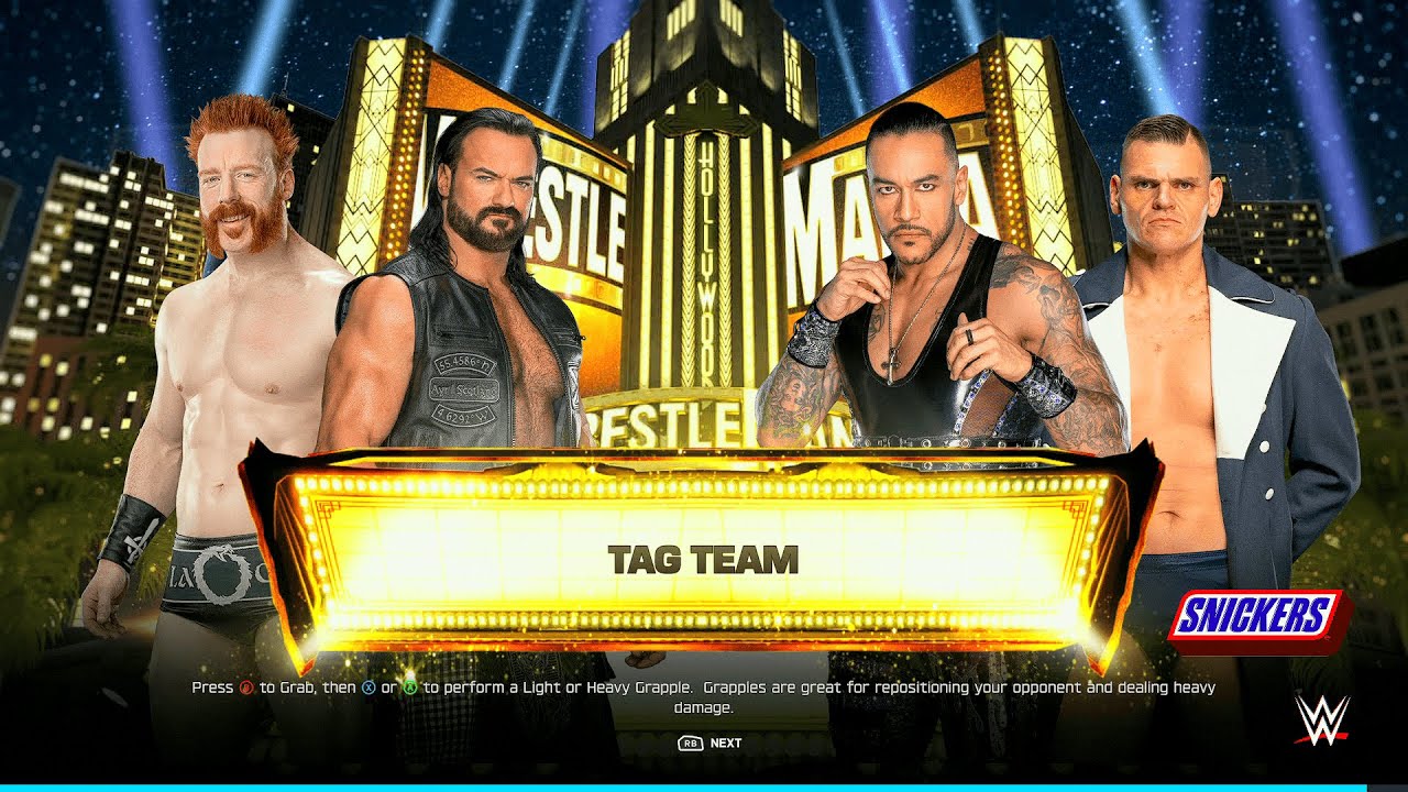 WWE 2K25 — Шеймус и Макинтайр против Гюнтера и Приста — Командная химия