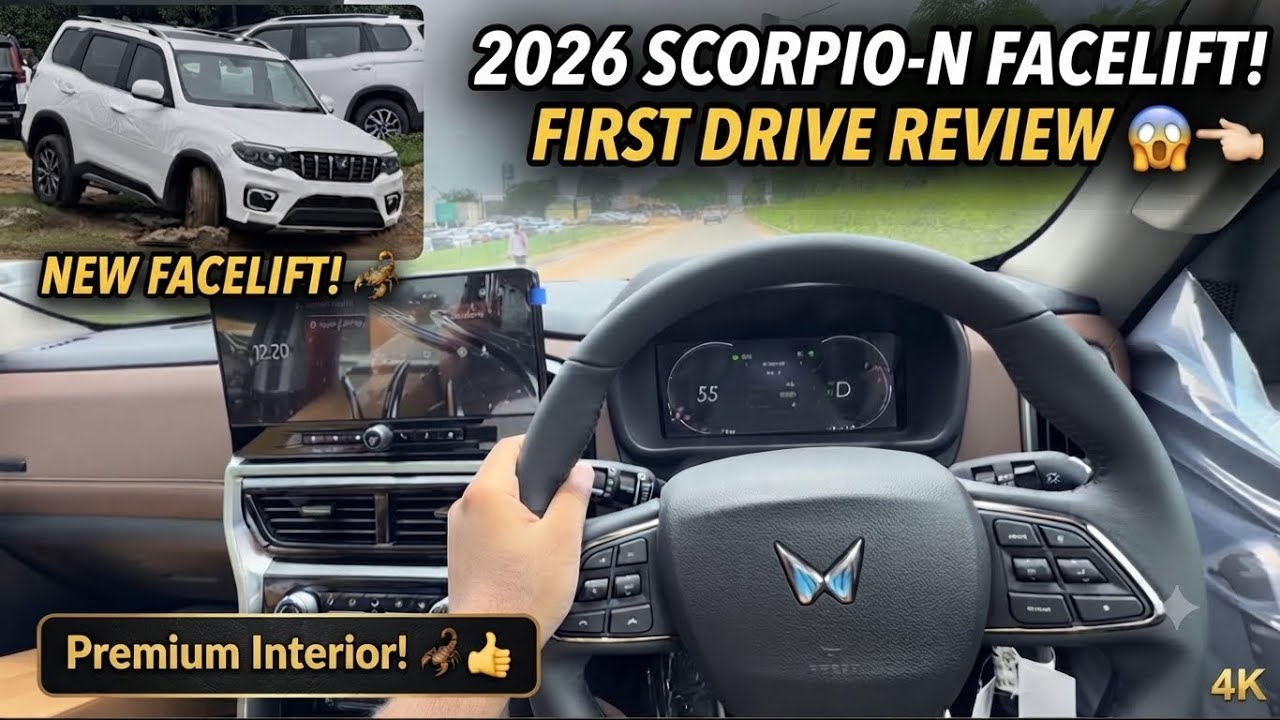 New Scorpio-N की First Test Driver 😱👈🏻 Only 1 in YouTube 🦂🔥