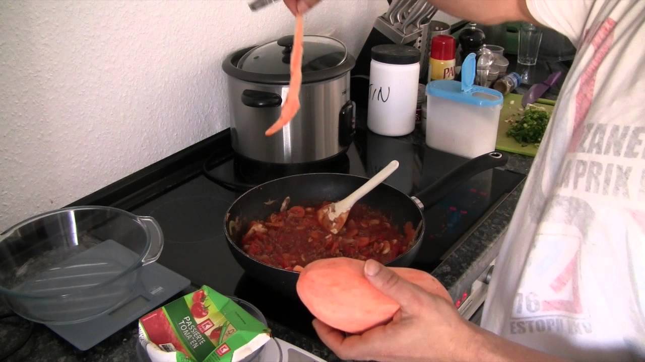 Süßkartoffel-Bolognese