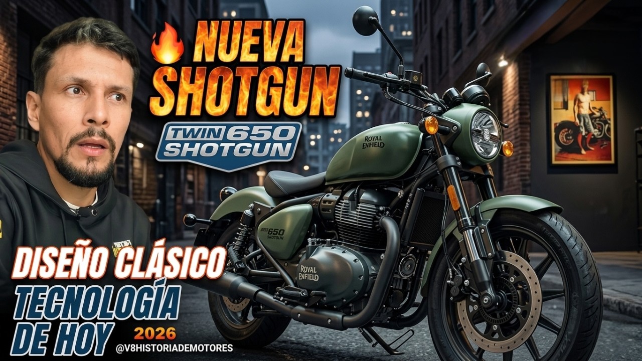 ROYAL ENFIELD SHOTGUN 650 TWIN: Diseño clásico, tecnología de hoy/ Precio, Ficha técnica y mucho más