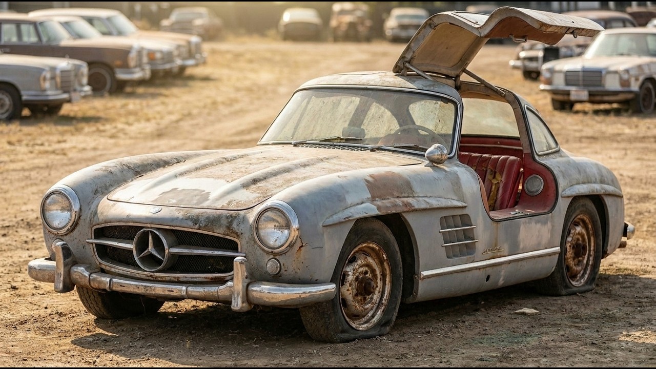Abandoned 1955 Mercedes Benz Full restoration || ASMR Car Restoration.