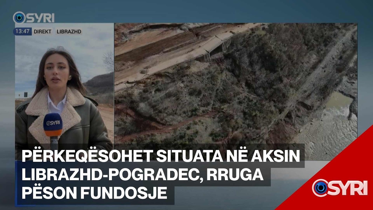 Përkeqësohet situata në aksin Librazhd-Pogradec, rruga pëson fundosje
