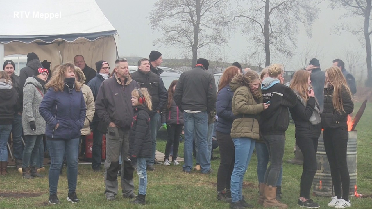 Carbid schieten in Nijeveen