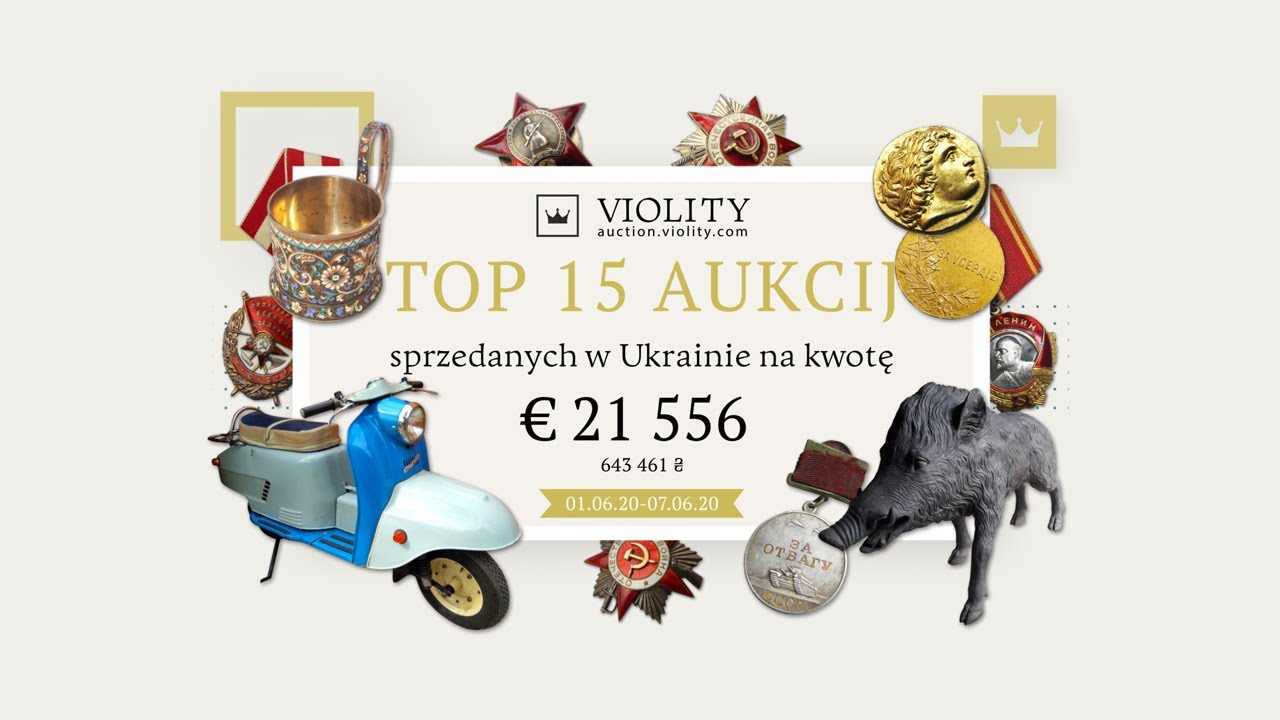 😎TOP aukcje sprzedanych w okresie 01.06-07.06.20 Violity
