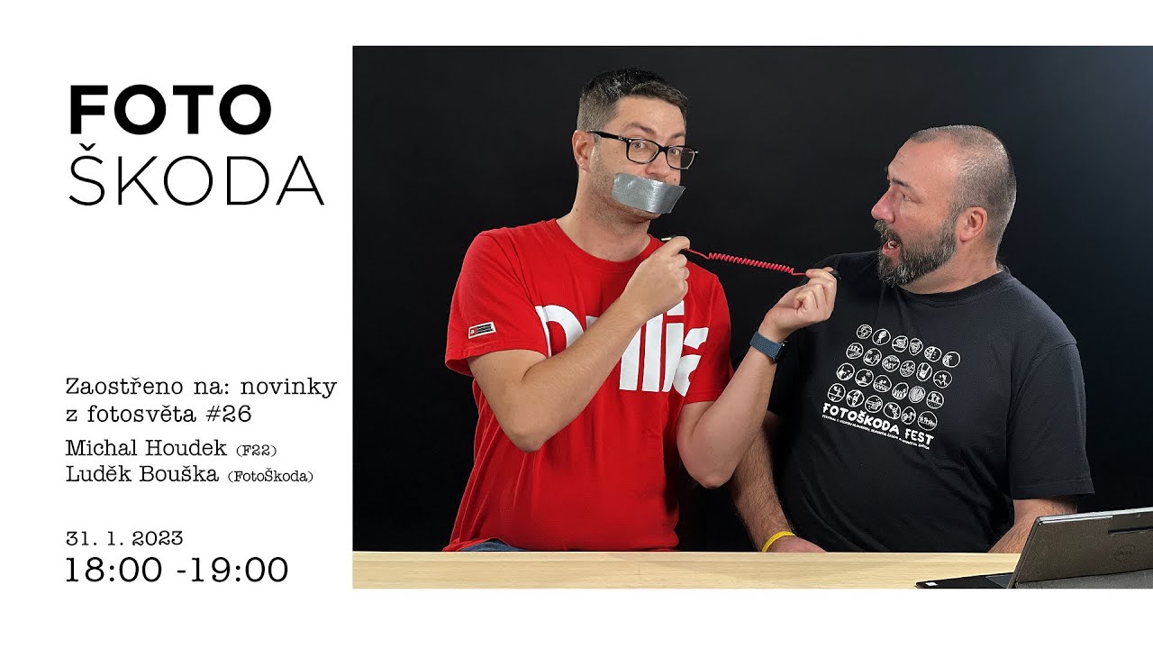On-line stream: Zaostřeno na novinky z fotosvěta #26