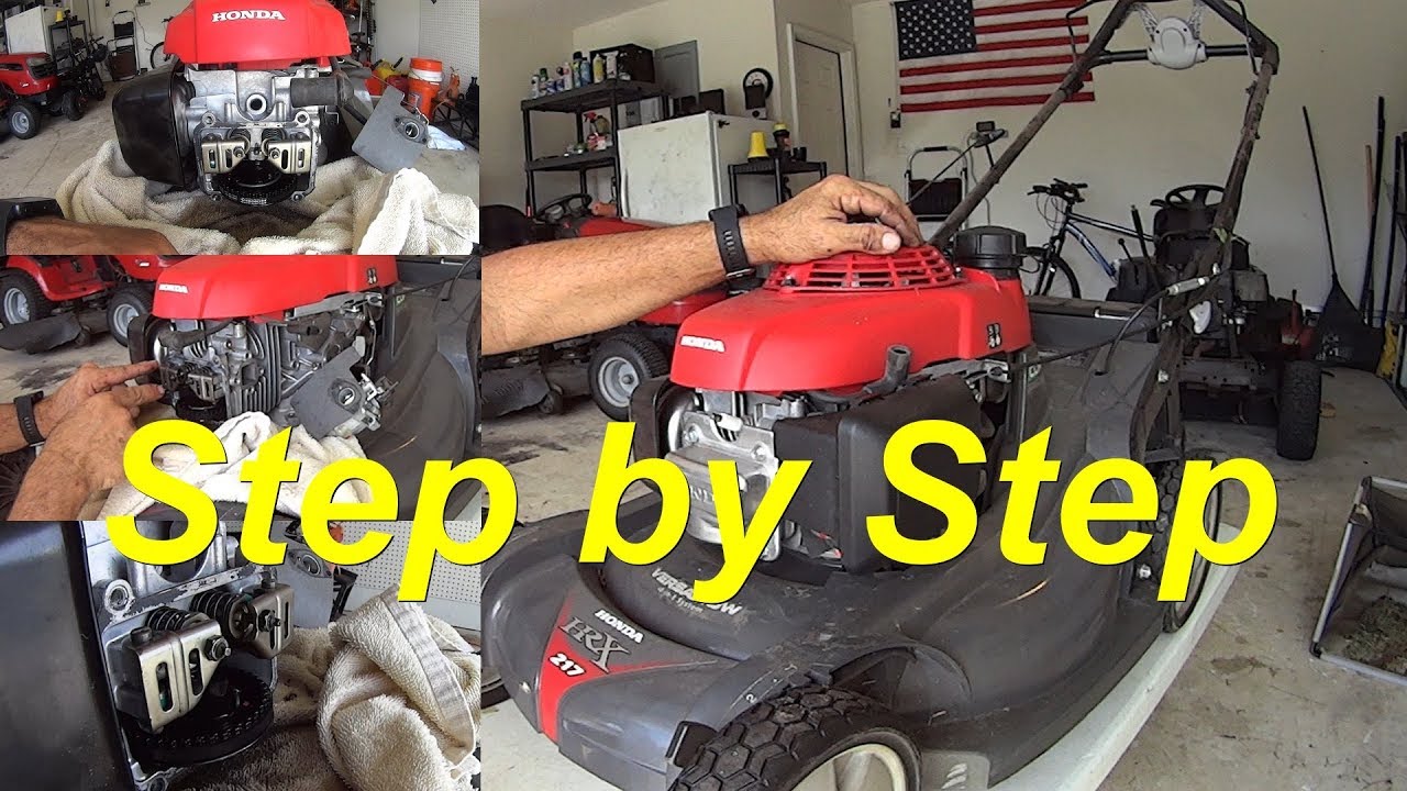 How To Check and Adjust Valve Clearance Honda GCV 190 HRX217 Lawn Mower