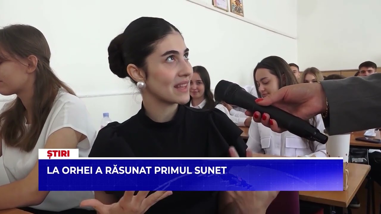 La Orhei a răsunat primul sunet