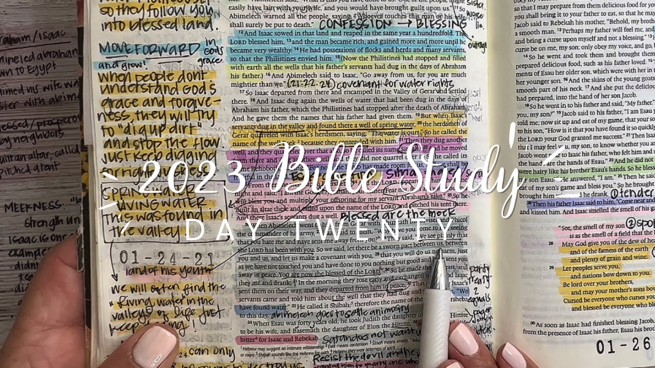 Day 20 Genesis 25-26 | Bible study for beginners