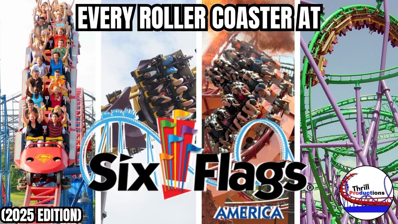 Every Roller Coaster at Six Flags America! (2025 Edition) RIP 1982-2025