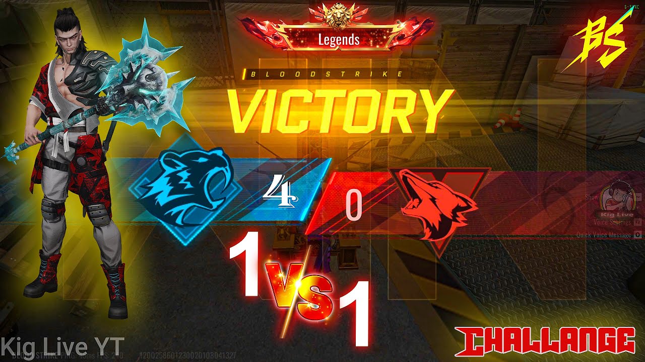 BLOODSTRIKE 1vs1 WEAPON MASTER CHALLANGE WITH BEST MOVEMENT