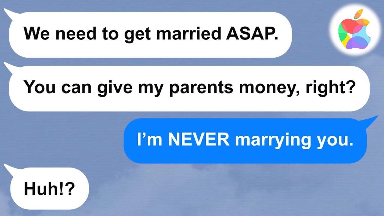 【Apple】The more we talk about marriage the more my husband's greediness comes out.