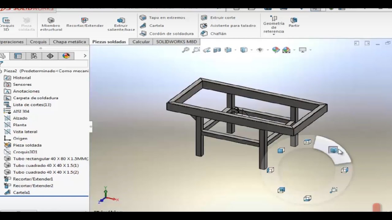 Учебное пособие по SolidWorks — Учебное пособие по SolidWorks Metal Structures | Shell Metal | Ро...