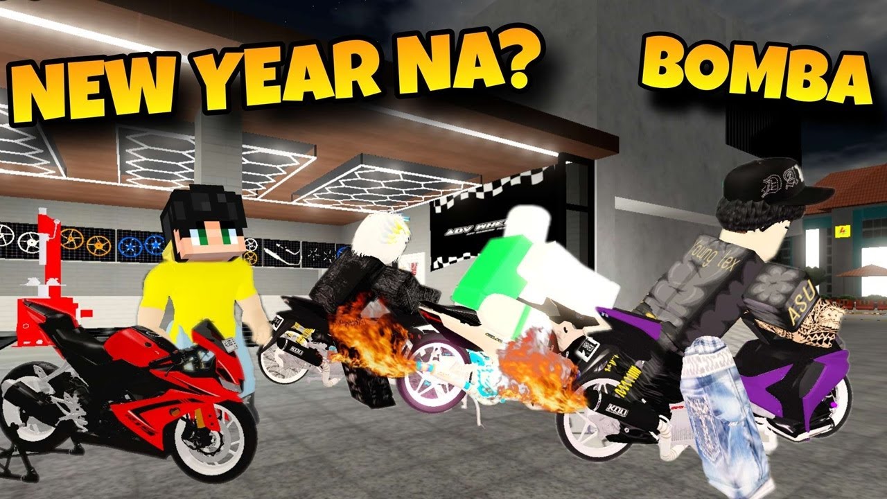 BOMBAHAN ng MOTOR na UMAAPOY sa NEW YEAR EDITION sa ROBLOX