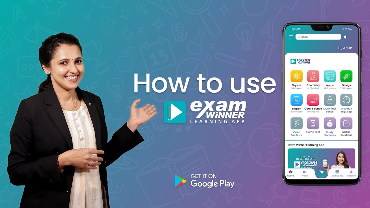 How to use Exam Winner Learning App | Tutorial Video | Malayalam |