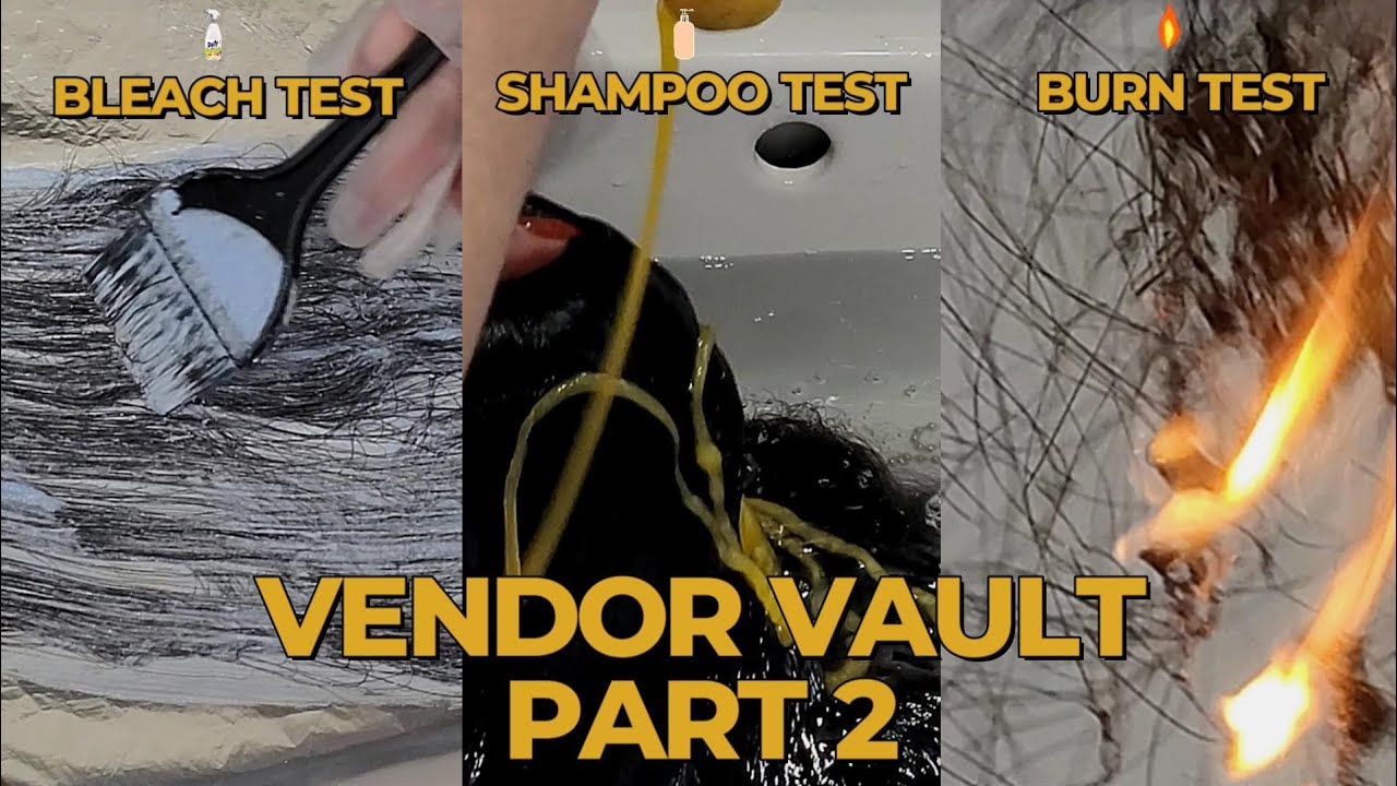 Test raw Indian hair with me | Bleaching test | Burn test | Shampoo test