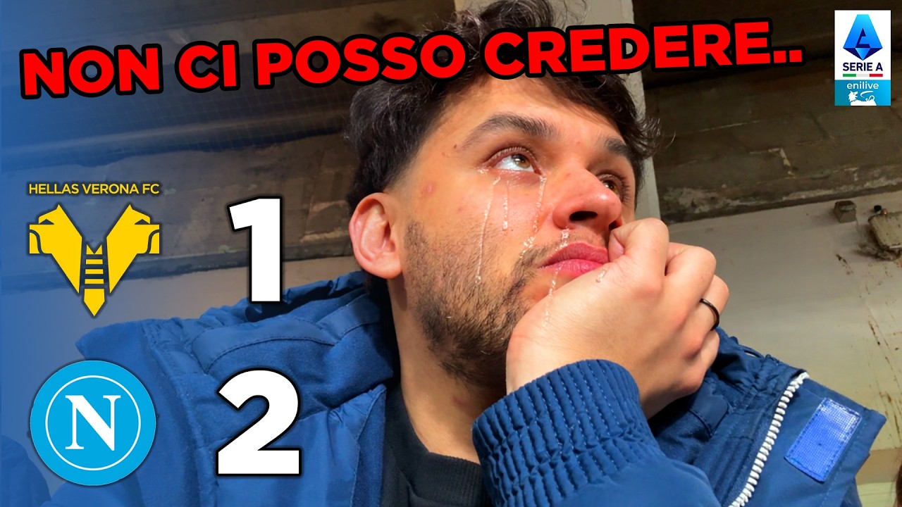 VERONA-NAPOLI | NON CI POSSO CREDERE...LUKAKU GOAL... Reaction Stadio #SerieAEnilive