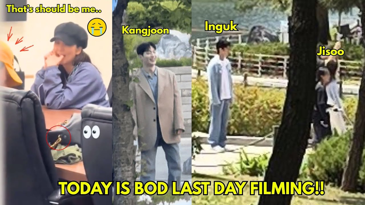 Turns out it was Soo Hyuk who made Jisoo blush👀 JISOO & Seo In Guk filming in front of his house!