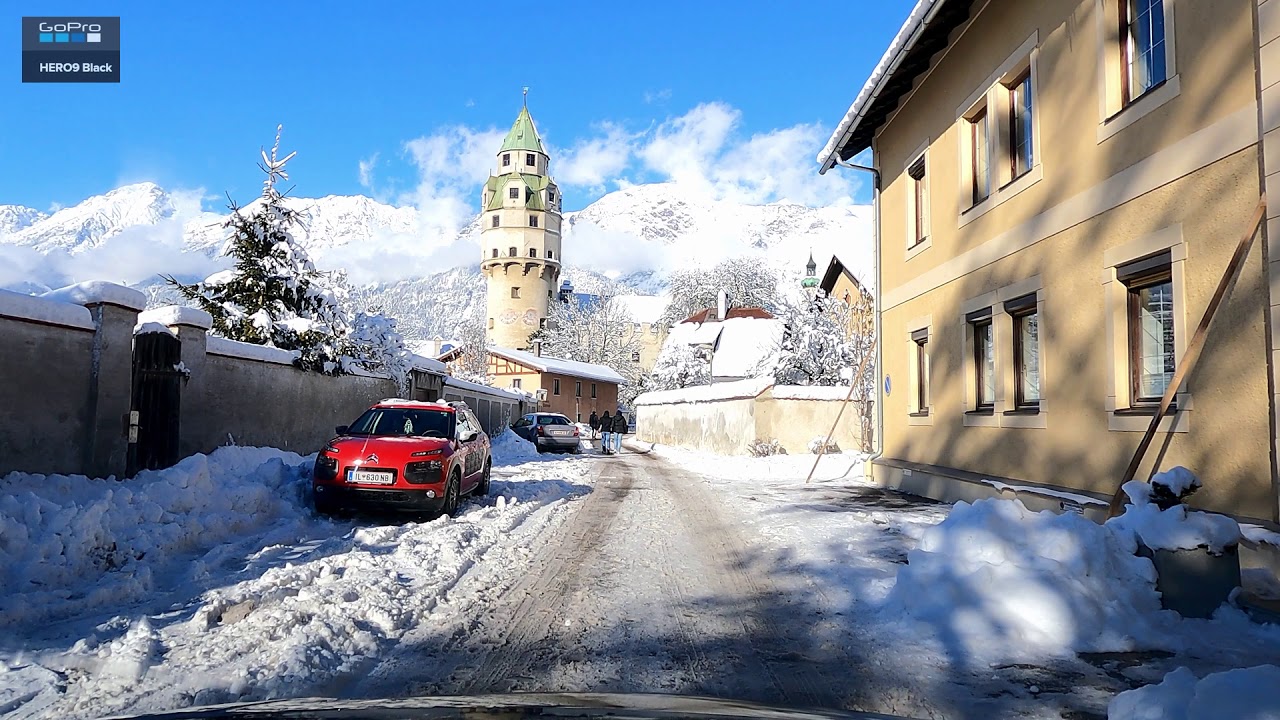 Tirol   Fahrt von Tulfes nach Hall in Tirol