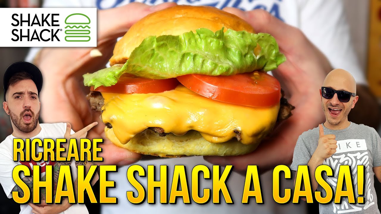 SHAKE SHACK FATTO IN CASA! Ricetta SHACK BURGER